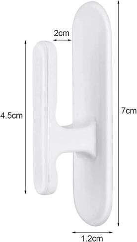 8pcs Window Curtain Drapery Tieback Curtain Holdbacks Self-Adhesive Wall Mounted Hooks Drapery Tieback Hooks Screws Curtain Holder Tie Backs in Kuwait