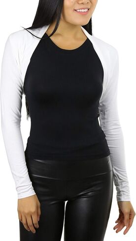 ToBeInStyle Women’s Short Sleeve Stylishly Versitile Bolero Sweater in Saudi Arabia
