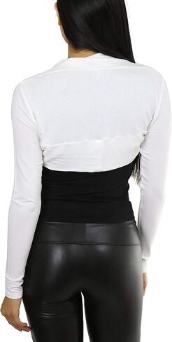 ToBeInStyle Women’s Short Sleeve Stylishly Versitile Bolero Sweater in Saudi Arabia