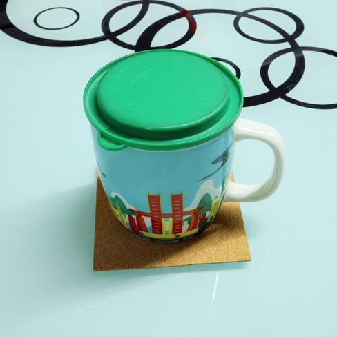 16 Pcs Self-Adhesive Cork Squares, 4 x 4 Inch Cork Tiles Backing Sheets,Mini Wall Cork Mat,Cork Tiles,for Cork Coasters Pads and DIY Crafts,Wood Color, 4",Squares in Kuwait