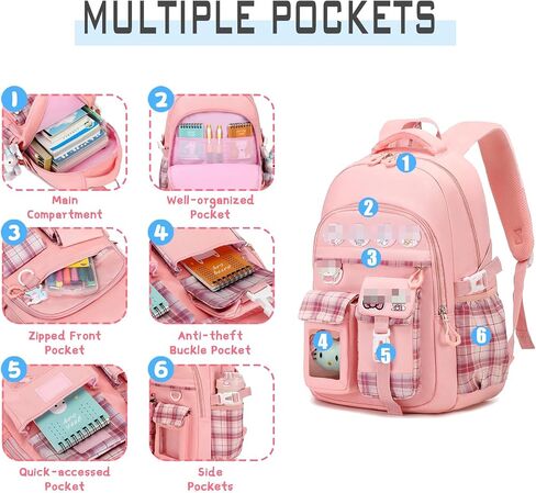 Cartoon backpack Cartoon Laptop Backpack Cute Casual bag Anime Backpack for Travel Outdoor Activities in Saudi Arabia