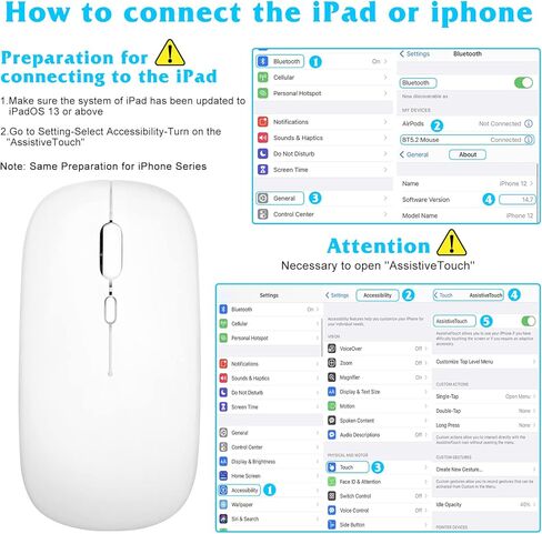 Rechargeable Bluetooth Keyboard and Mouse Combo Ultra Slim Full-Size Keyboard and Ergonomic Mouse for Samsung Galaxy S22 S23 Ultra S24 and All Bluetooth Enabled Mac/Tablet/iPad/PC/Laptop - Pure White in Saudi Arabia