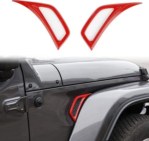 Voodonala for Jeep JL Side Air Conditioning Vent Outlet Decoration Trim for 2018-2022 Jeep Wrangler JL JLU Gladiator JT Trunk, Bright Silver in Saudi Arabia
