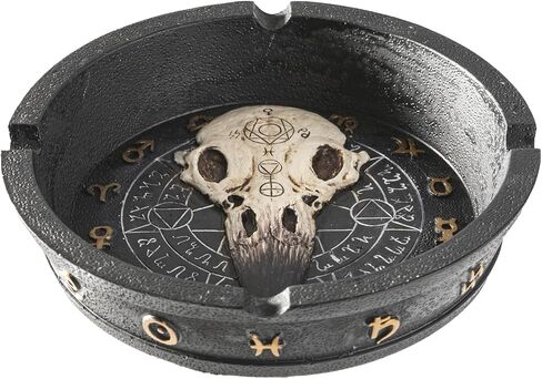 Pacific Giftware Raven Skull Ouija Decorative Home Decor Ashtray in Saudi Arabia