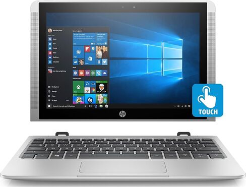 HP 10-P018WM Detachable Laptop, 10.1 IPS Touch Display, Windows 10 Home, Intel Atom X5-Z8350 Processor, 4GB Memory, 64GB eMMC Storage, 802.11 Wirless AC, Active Pen in Saudi Arabia