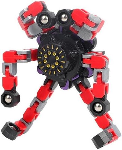 2024 New Fidget Toy Spinners Sensory Robot Toy (Blue), Small in Saudi Arabia