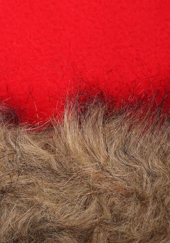 قبعة سانتا التنكرية القزم Liripipe زي قطيفة حافة طويلة مدببة لعيد الميلاد قبعة رن فير لعيد الميلاد in Kuwait