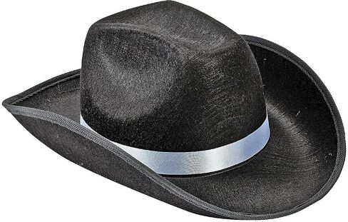 Fun Express Black Cowboy Hat - for Party and Costume Apparel - One Size fits Most Adults in Saudi Arabia