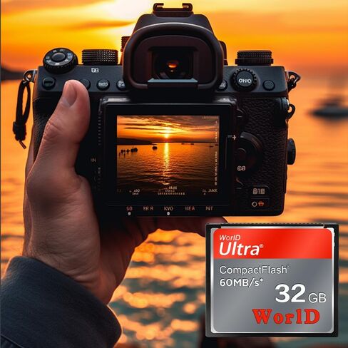 بطاقة ذاكرة CompactFlash سعة 32 جيجابايت وسرعة 60 ميجابايت/ثانية SDCFH وبطاقة CF للكاميرا UDMA in Saudi Arabia