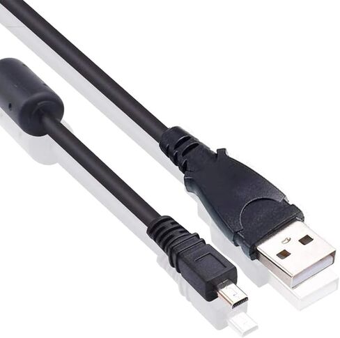 USB شاحن بطارية الكمبيوتر USB شاحن بطارية كابل مزامنة البيانات الحبل لسوني كاميرا Cybershot DSC-W800 W810 W830 W330 S/B/P/R in Kuwait