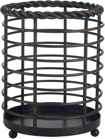Gourmet Basics by Mikasa Rope Centerpiece Fruit Storage Basket, 11", Black in Saudi Arabia