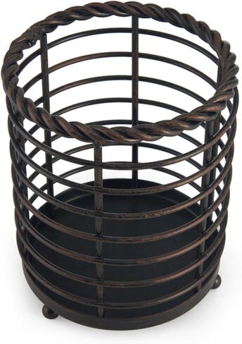 Gourmet Basics by Mikasa Rope Centerpiece Fruit Storage Basket, 11", Black in Saudi Arabia