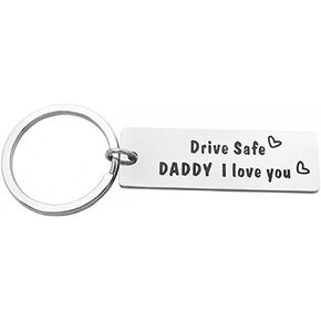 Drive Safe Keychain I Love You Trucker Husband gift for husband dad gift valentines day stocking stuffer