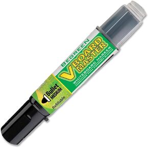 Pilot 43918 Whiteboard Marker, Refillable, Medium Bullet Point, Black, PIL43918