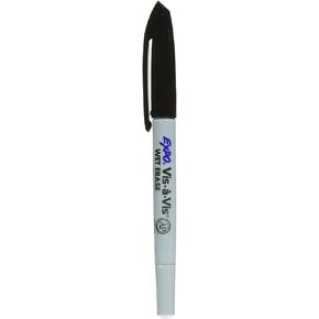 EXPO Vis-A-Vis Wet-Erase Overhead Transparency Markers pMsixN, Fine Point, Black, 36 Count (SAN16001)