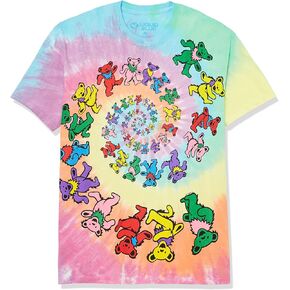 Liquid Blue Men's Grateful Dead Spiral Bears T-Shirt
