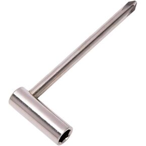 LGEGE Truss Rod Wrench 7mm with Cross Screwdriver for Taylor Guitar (Silver)