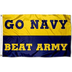 Go Navy Beat Army Football Banner Flag