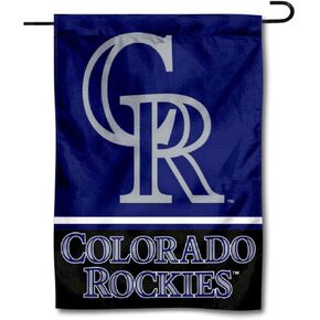 Colorado Rockies Double Sided Garden Flag