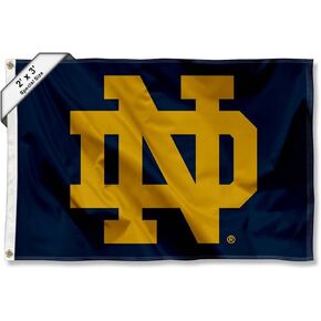 Irish ND Logo Small 2x3 Foot Flag