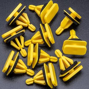 Rexka 10pcs Rocker Wheel Opening Spoiler Moulding Clip 15864780 Compatible with GM Chevy Cadillac GMC Buick Sierra Silverado Acadia Traverse Equinox Camaro Trailblazer XT5 Enclave Envision