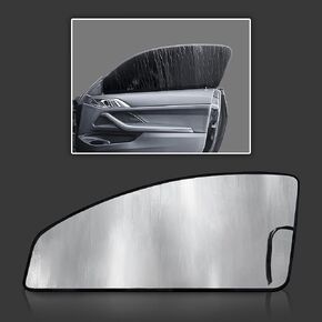 Custom Fit Front Side Sunshades (2pcs) for 2021 2022 2023 2024 2025 BMW 4-Series 2DR Coupe (Not for Gran Coupe), Insulated Sunshade Privacy Accessories Blockout UV Reflector Protection - Made in USA