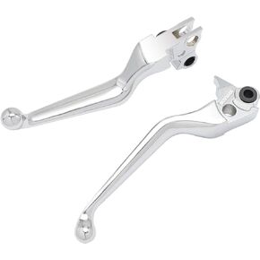 Brake Clutch Lever Compatible with Harley Sportster Touring Road King Road Glide Street Glide Electra Glide Tri Glide Dyna Softail (Black)
