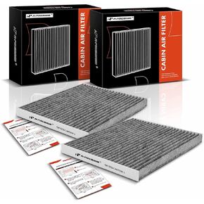A-Premium 2-PC Cabin Air Filter with Activated Carbon Compatible with Hyundai, Kia Models - Accent, Elantra, Elantra Coupe, Elantra GT, Forte Koup, Forte5