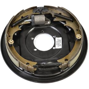 Liners 30786 Black Painted 12'' x 2'' Left Hand Hydraulic Brake Assembly - 6000 lb. Rated Axle Capacity