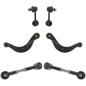 TRQ Rear Control Arm Lateral Link Sway Bar Suspension Kit Set 6pc for Fusion Milan