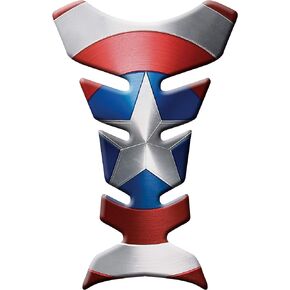 MOTORCYCLE TANK PROTECTOR PAD CAPTAIN AMERICA - UNIVERSAL