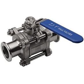High Vacuum Quick Ball Valve KF-25 Stainless Steel Clamp With Lock Vacuum Ball Valve