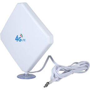 3G 4G 35dBi High Gain WiFi Router Antenna Dual TS9 Connectors, WLAN Hotspot Modem Amplifier Antenna with Suction Cup in Kuwait