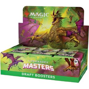 Magic: The Gathering Commander Masters Draft Booster Box - 24 Packs (480 Cards)