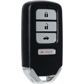 A-tnewb Key Fob Remote Compatible with Honda Accord 2013-2015 / Civic 2014-2015 Replaces ACJ932HK1210A 72147-T2A-A01 72147-T2A-A02 (4 Button)
