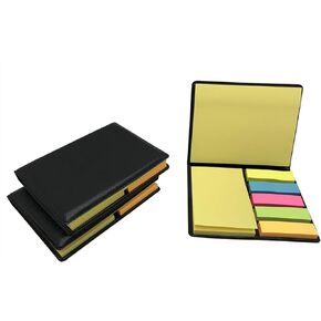 Nice Paper Cute Self Sticky Notes, Memo Pad Set, 3 Pack, 350 Pieces Colorful Makers Tabs, Colored Labels, 6Colors, 3 Sizes, 7 Parts, Mini Designs Great for Gift