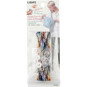 LEONIS 30 Color Button & Craft Sewing Thread Kit Super Strong & Thick [ 93007 ]
