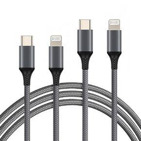 USB-C to Lightning Cable MFi Certified Fast Charging Cable for iPhone 14 14pro 14pro Max 13 13 Pro 12 11 X XS XR 8 Plus (Green)