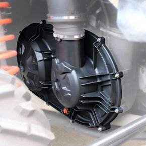 X3 Clutch Cover, Outer Transmission Housing Belt Cover Back Plate CVT Air Guide Clutch Compatible with Can Am Maverick X3 2017-2023 Replace #420212505