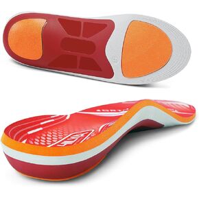 220lbs+ Arch Support Insert Plantar Fasciitis Relief Foot Pain Orthotics Insole, Men Women Shoe Inserts for Standing All Day, Work Boot Comfort Cushion Insole for Flat Feet Heel Spur,240MM