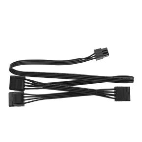 Module Wire 6 Pin to 3 x 4 Pin Hard Drive Cable Hard Drive Module Cable Molex Connector Compatible with Evga Supernova G1 Supernova 1000PS Supernova G1