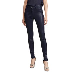 L'AGENCE Women's Marguerite High Rise Coated Skinny Jeans in Saudi Arabia