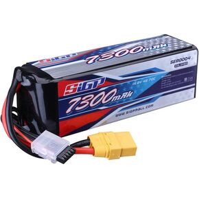 4S Lipo Battery 14.8V 7300mAh 70C Soft Pack with XT90 Connector for RC Vehicles Buggy Truggy Car Truck Tank Raching Hobby Model