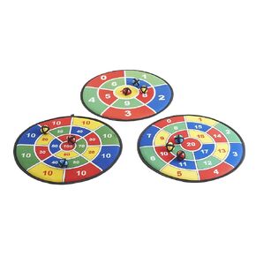 TickiT Target Math - 3 Large (17.75") Fabric Dart Boards with 9 Balls Using Hook-and-Loop Fasteners - Safe Dart-style Game for Kids