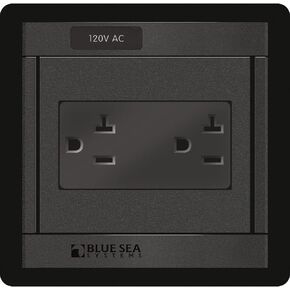 Blue Sea Systems 1479 360 Panel with 120V AC Dual Outlet