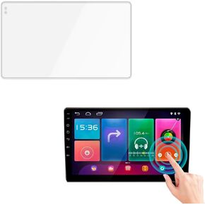 1 PC Car Central Control Display Protector, 9" HD Anti-blue Light Tempered Glass Anti-scratch Protection Film, Ultra-thin Film for Sensitive Touch Screen, Universal for Cars (Transparent)
