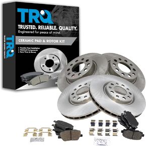 TRQ Front & Rear Posi Ceramic Disc Brake Pads & Rotors Kit for 500X Renegade