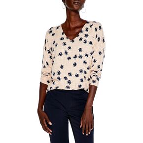 NIC+ZOE Women's Mosaic Blues Sweater