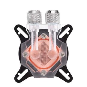 GPU Water Cooling Block for Intel AMD CPU, 40mm Copper Base Cool Inner Channel, for Digital RGB DIY PC Gamer with Waterway Component