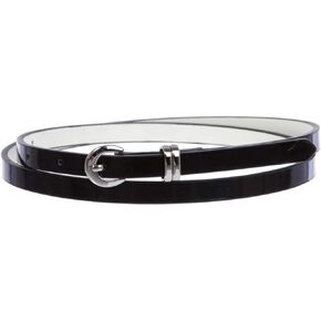1/2" inch Patent Leather Skinny Belt